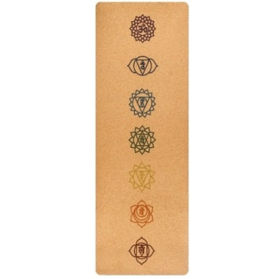 Cork Rubber Exercise Yoga Mat