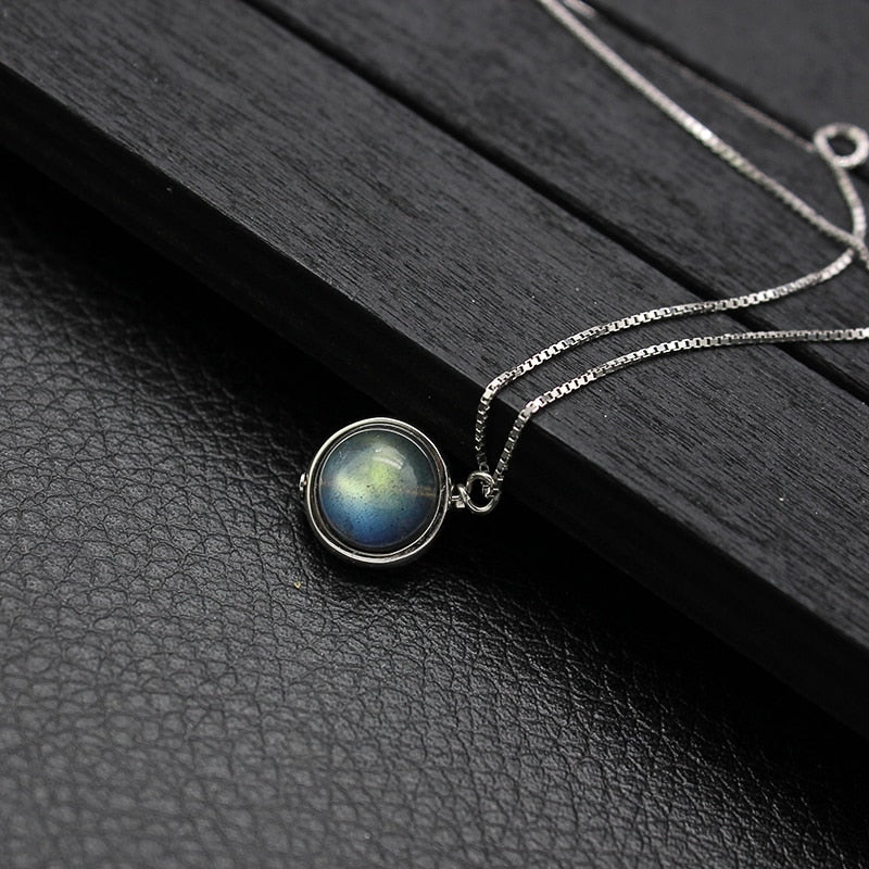 "Therapist" Labradorite S925 Pendant Necklace