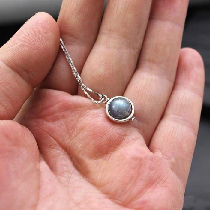 "Therapist" Labradorite S925 Pendant Necklace