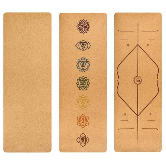 Cork Rubber Exercise Yoga Mat